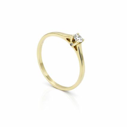 Zásnubní diamantový prsten 0,17ct