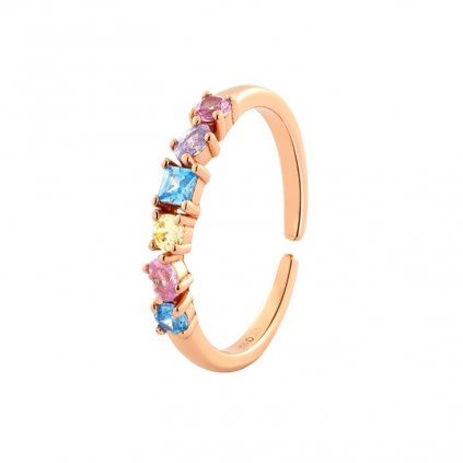 7181 rosegold stribrny prsten valencia s kubickou zirkonii preciosa