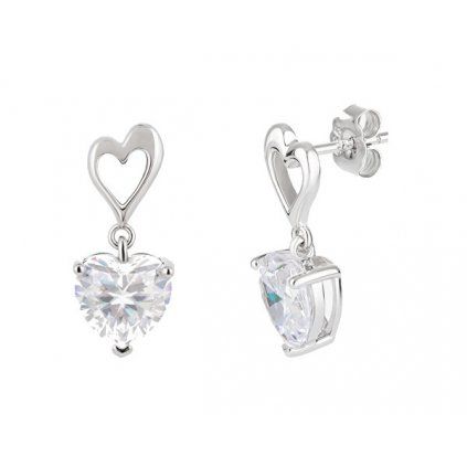 preciosa romanticke stribrne nausnice clarity s kubickou zirkonii preciosa 5387 00 14933404054714