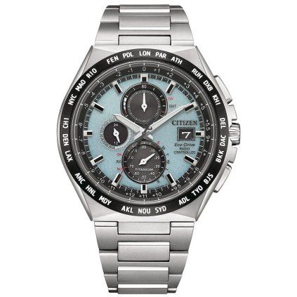 citizen sports eco drive super titanium radio controlled chro