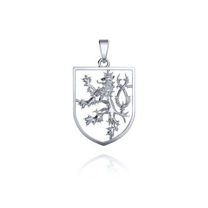 Stříbrný přívěsek ČESKÝ LEV