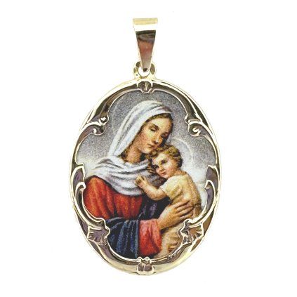 Zlatá madonka smalt 11