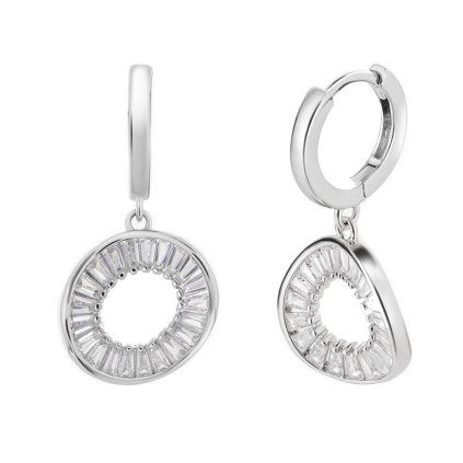 preciosa stribrne nausnice s kubickymi zirkony twist glamour 5419 00 14975825085453