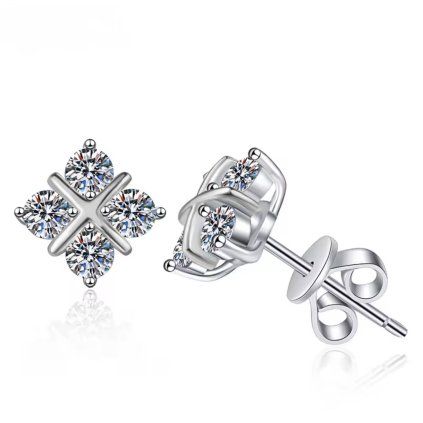 Zlaté diamantové náušnice 0,16ct 2 varianty