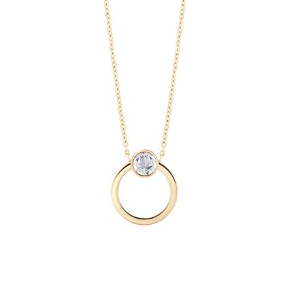 preciosa pozlaceny nahrdelnik s ceskym kristalem circolina bloom pop 7512y00 15034654075711