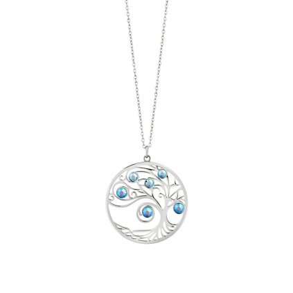 preciosa luxusni ocelovy nahrdelnik strom zivota arboria bloom pop 7524 68 15034460083705