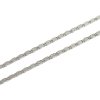 Zlatý náramek z bílého zlata destičkový 19cm