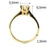 Zásnubní diamantový prsten 0,47ct