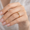 Zásnubní diamantový prsten 0,47ct