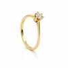 Zásnubní diamantový prsten 0,47ct