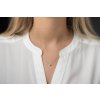 Řetízek s briliantem 0,15ct kulatý