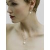 6792 4 stribrny nahrdelnik pearl heart s ricni perlou preciosa