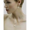 6792 4 stribrny nahrdelnik pearl heart s ricni perlou preciosa