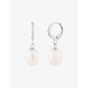 6798 stribrne nausnice pearl heart s ricni perlou preciosa