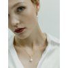 6795 1 stribrny nahrdelnik pearl heart s ricni perlou preciosa pozlaceny