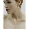 6795 5 stribrny nahrdelnik pearl heart s ricni perlou preciosa pozlaceny