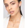 5989 7 nausnice straight z chirurgicke oceli s ceskym kristalem preciosa krystal