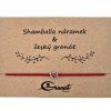 Český granát stříbrný náramek Shamballa 004