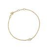 Diamantový náramek ze žlutého zlata 0,16ct