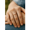 Zlatý prsten s diamantem 0,12ct