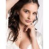 elegantni stribrne nausnice s pravou perlou pure pearl 5337 00 240398650143243
