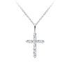 preciosa designovy stribrny nahrdelnik tender cross s kubickou zirkonii preciosa 5332 00 14838638073453