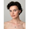 stribrny nahrdelnik labut s kubickymi zirkony sparkling swan glamour 5416 66 250273620082433