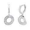preciosa stribrne nausnice s kubickymi zirkony twist glamour 5419 00 14975825085453