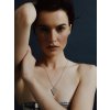 ocelovy nahrdelnik s kubickymi zirkony heart beat glamour 7478 00 250274105085156