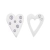 preciosa asymetricke ocelove nausnice heart beat s kubickymi zirkony 7479 00 14975806084509