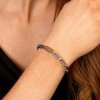 moderni ocelovy naramek pro zeny crystals klayc31 259132983054914