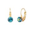 preciosa pozlacene nausnice s kristalem preciosa camelea bloom pop 2638y46 15034367072229
