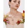 bizuterni nahrdelnik s kristalem preciosa florita bloom pop 2646 69 retizek privesek 259282718094922