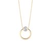 preciosa pozlaceny nahrdelnik s ceskym kristalem circolina bloom pop 7512y00 15034654075711