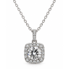 Elegantní diamantový přívěsek s halem